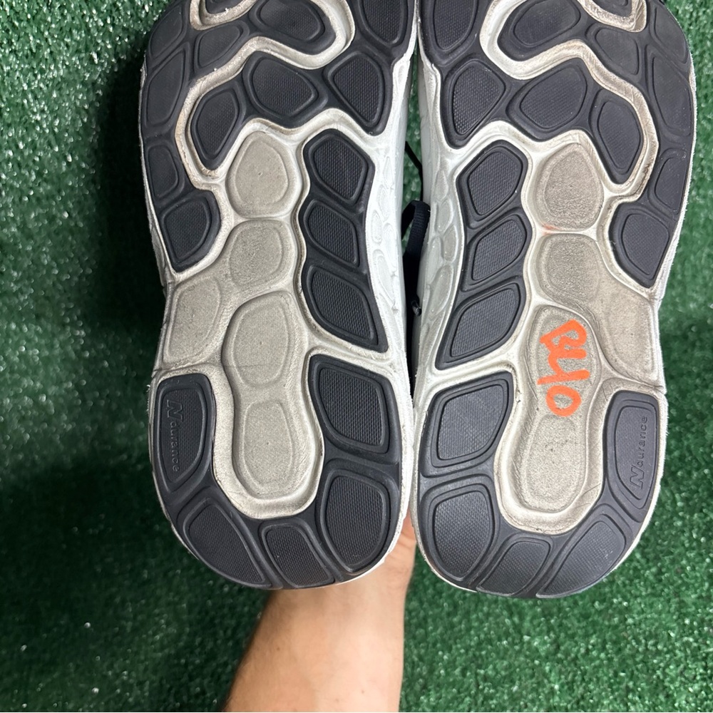 New Balance Black and White Sneakers - Picture 10 of 12